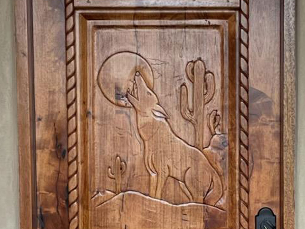 Handcarved Door