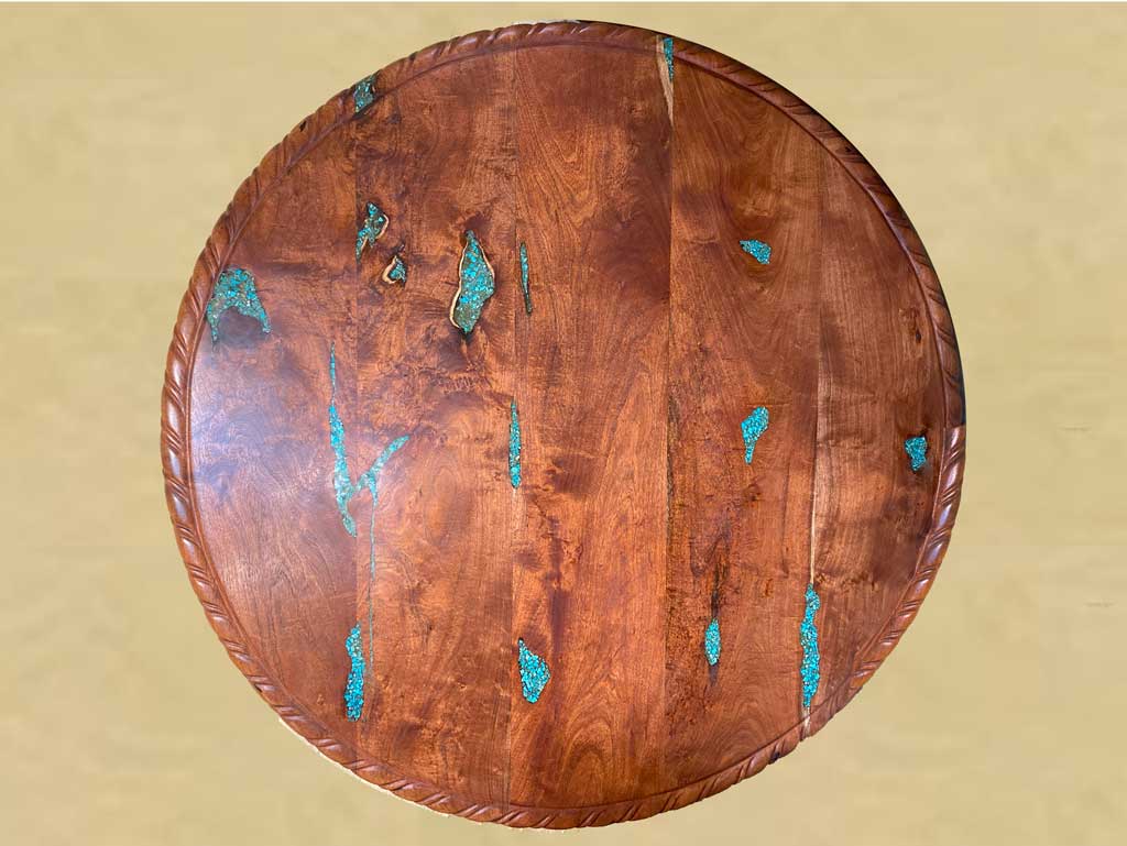 Turquoise Copper Inlay